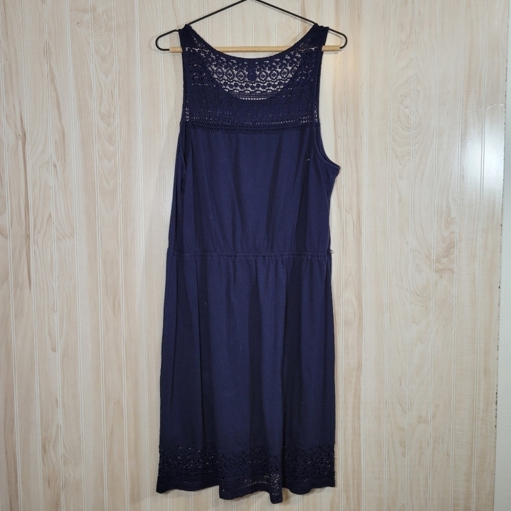 Gap Navy Mini Dress Sz XL - Picture 2 of 5